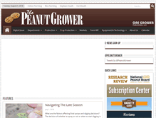 Tablet Screenshot of peanutgrower.com